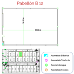 pabellon B12 plano